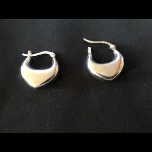Sterling Silver Heart Earrings